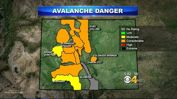 Avalanche Danger Map 