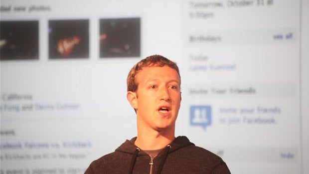 Facebook co-founder and CEO Mark Zuckerberg addresses journalists on Jan. 15, 2012, during an event at the social networking company's headquarters in Menlo Park, Calif. 