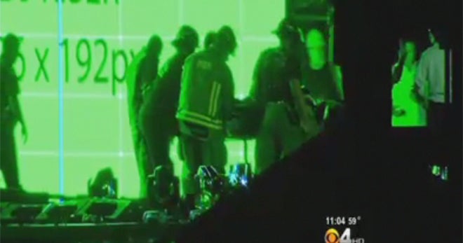 LED screen falls at Fla. music fest site; 3 hurt - CBS News