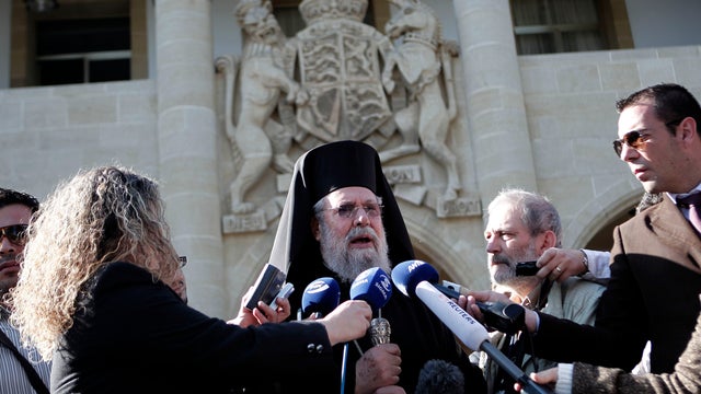 Cypriot Archbishop Chrysostomos II 