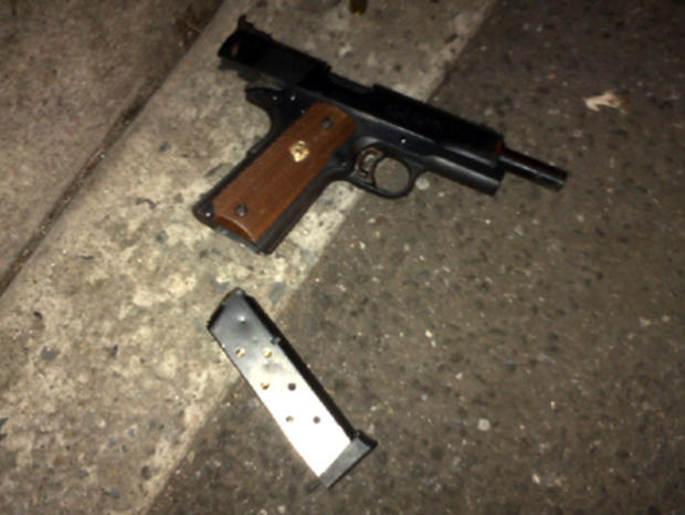 Colt 45 recovered in Brownsville 