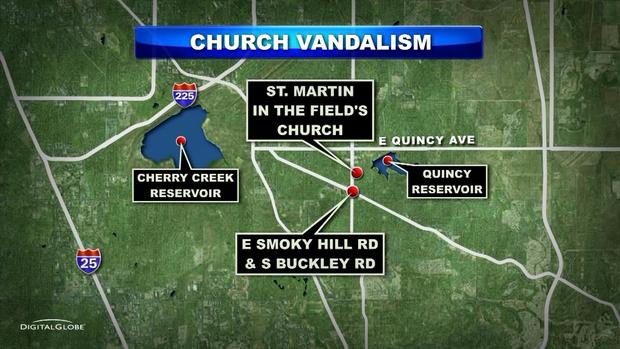 CHURCH DAMAGED map 