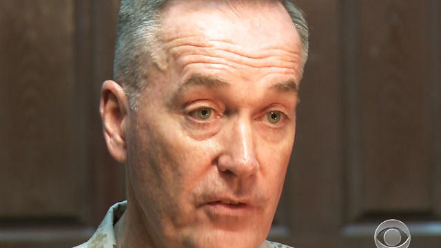 Gen. Joseph Dunford tells CBS News' Elizabeth Palmer he lies awake at night worrying he won't provide the leadership coalition forces deserve. 