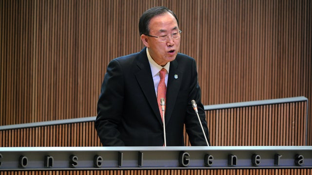 U.N. chief condems North Korean nuclear plan 