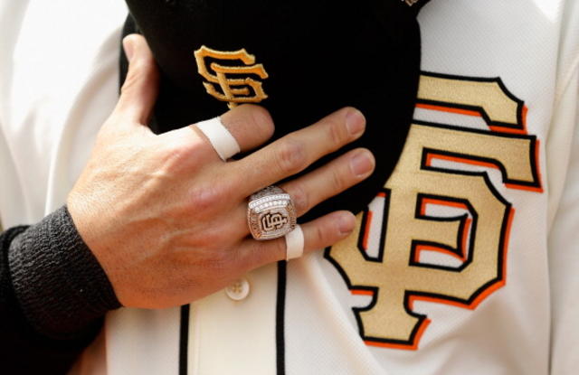 S.F. Giants 2012 World Series Champs ring ceremony