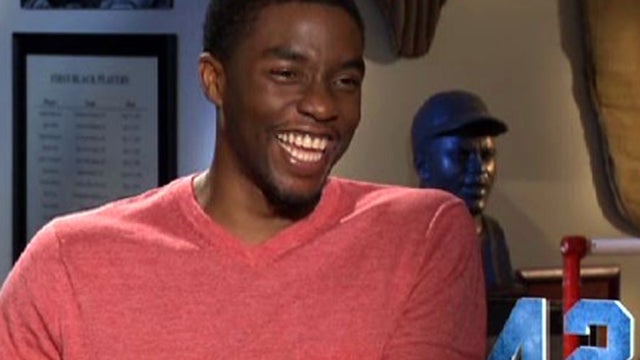 "42": Chadwick Boseman on playing Jackie Robinson 