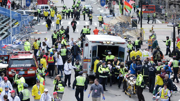 Explosions near Boston Marathon finish line 