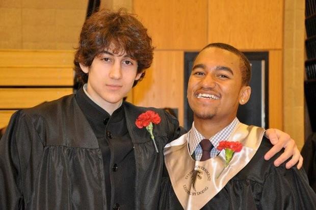 Dzhokhar Tsarnaev and classmate 