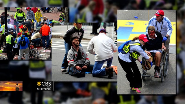 Boston bombing survivors recount terror at Boston 