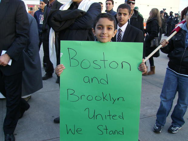 Brooklyn Vigil For Boston Marathon Victims 