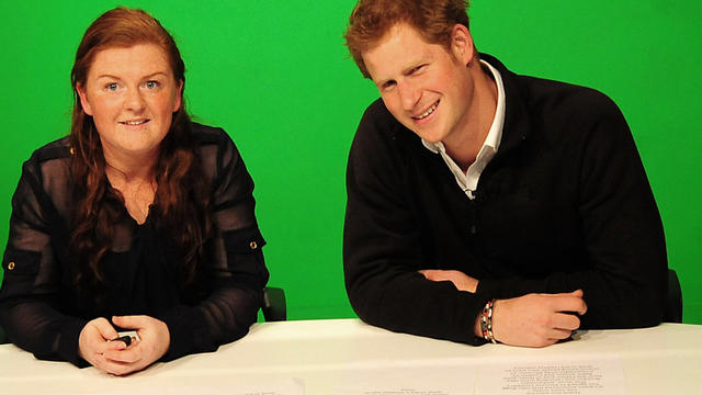 Prince Harry plays DJ, newsman for a day 