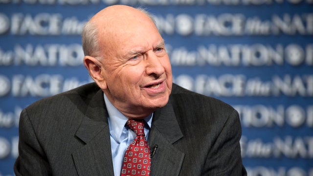 Ambassador Thomas Pickering speaks on CBS' "Face the Nation" in Washington May 12, 2013. 