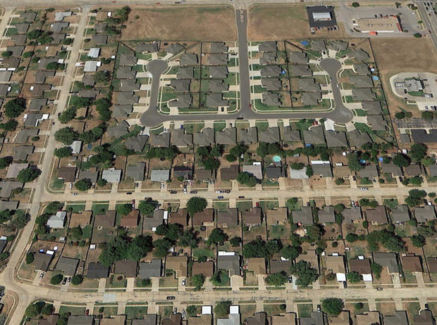 Undated image of Oklahoma City suburbs 
