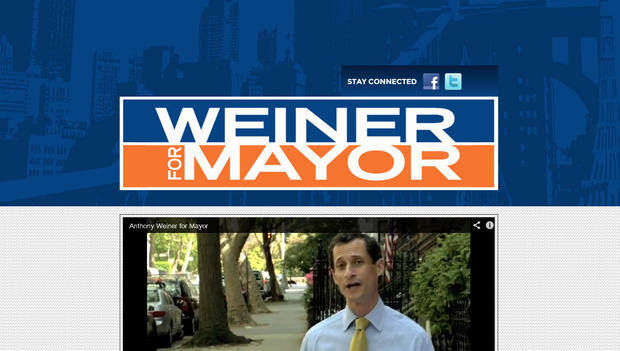 Weiner For Mayor Website 