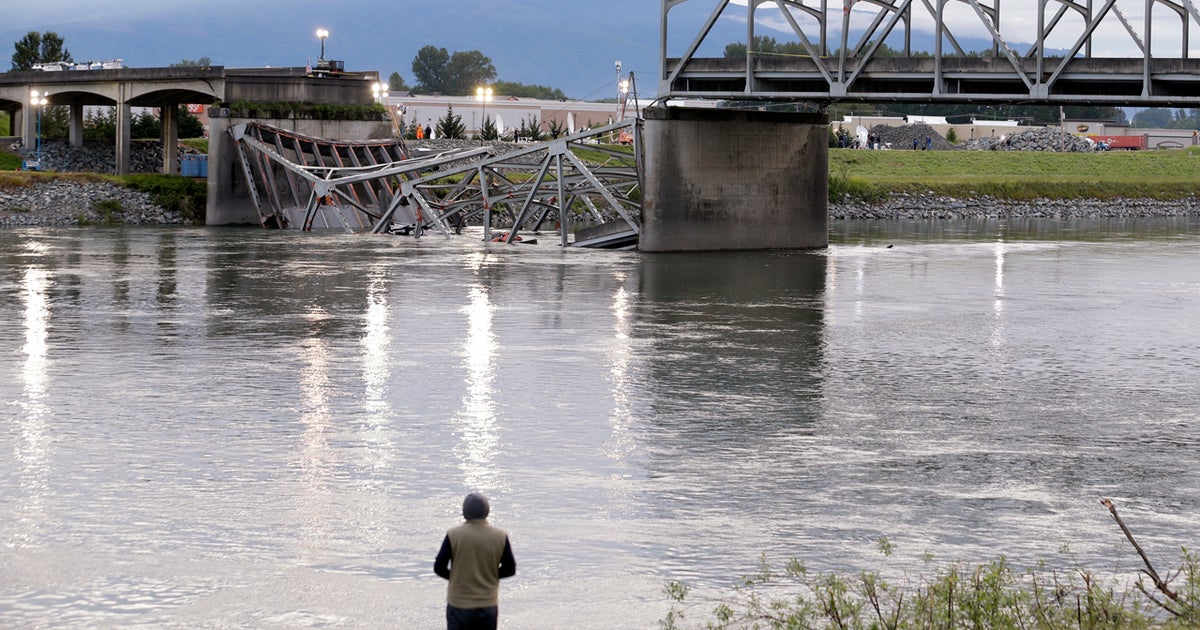 Bridge collapse in Washington state blamed on tractortrailer CBS News