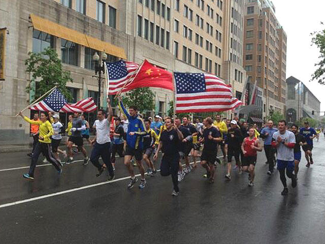 Red Sox place World Series trophy, covered in a 617 Boston Strong jersey,  at Boston Marathon finish line : r/baseball