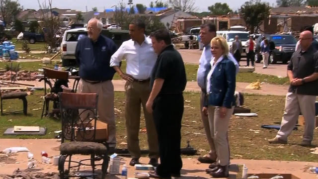 President Obama visits tornado-ravaged Moore, Okla. 