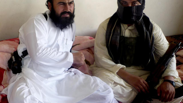 Taliban No. 2 commander Waliur Rehman talks to The Associated Press during an interview in Shawal area of South Waziristan along the Afghanistan border in Pakistan July 28, 2011. 