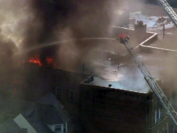 Large Fire Tears Through Apartment Building In Passaic 
