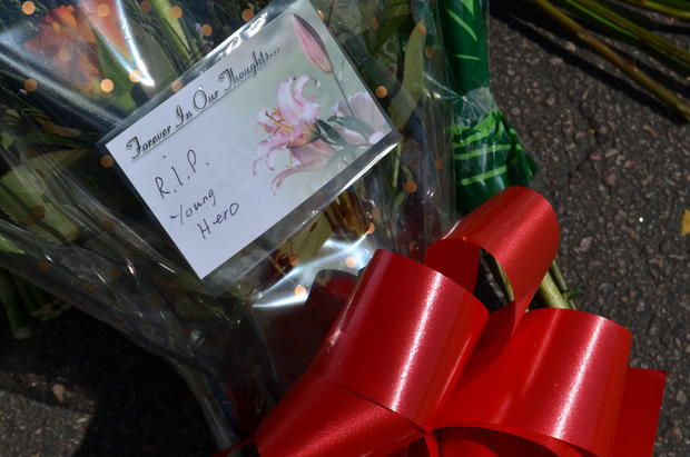 A letter from a stranger expresses sorrow for the loss of Drummer Lee Rigby 