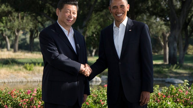 President Obama and Xi Jinping 