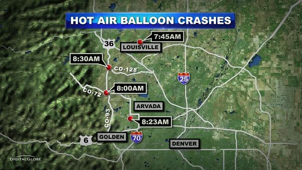 Hot Air Balloon Crashes TOUCH MAP 