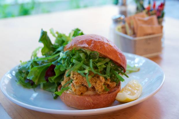 Fried Oyster Sandwich From Egg 