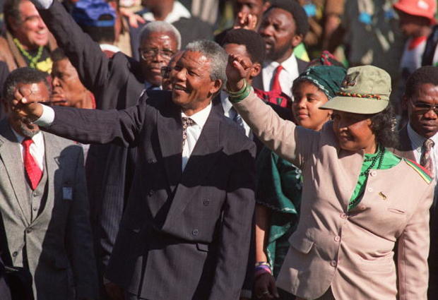 Nelson Mandela in 1991 
