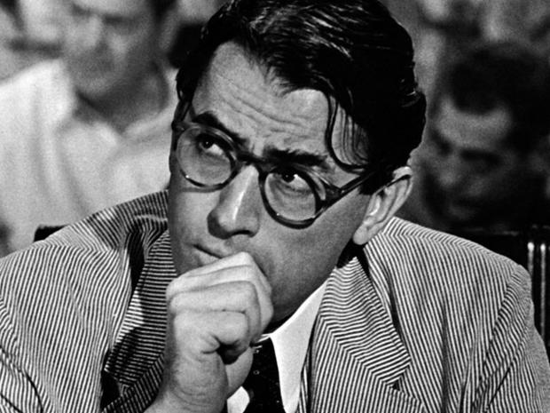 Gregory Peck in To Kill A Mockingbird 