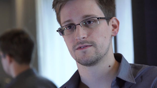 In handout photo provided by British newspaper The Guardian, Edward Snowden speaks during an interview in Hong Kong 
