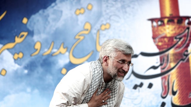 Iranian presidential candidate Saeed Jalili 