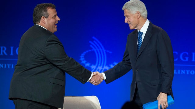 bill clinton, chris christie 