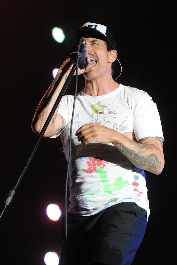 Anthony Kiedis of the Red Hot Chili Peppers 