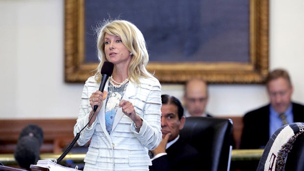 State Sen. Wendy Davis, D-Fort Worth 