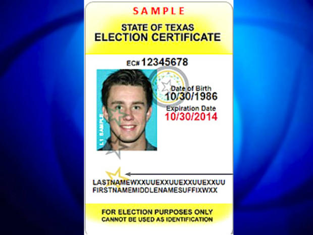 Election Identification - Voter ID 