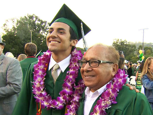 Diego and his parents arranged for Paul Lopez to finally get his high school diploma. 