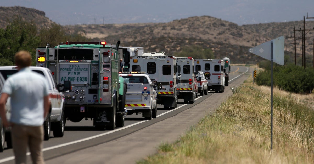 Tuesday memorial service set for fallen Ariz. firefighters - CBS News