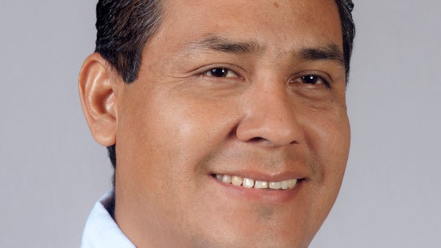 Lenin Carballido poses for a portrait during his campaign in Oaxaca 