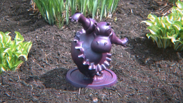 Hippo statue 