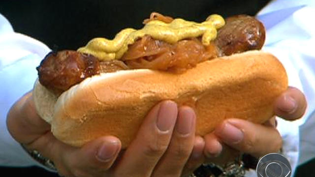 Bobby Flay S Hot Dog Recipes Cbs News