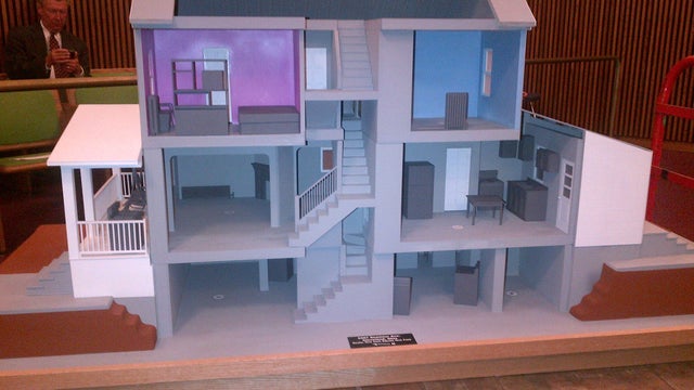 Prosecutors are expected to show this model of Ariel Castro's Cleveland home during his sentencing for keeping three women captive and subjecting them to years of sexual and physical abuse. 
