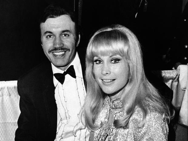 Michael Ansara and Barbara Eden were among several Hollywood couples at the Inaugural Ball in the Sheraton Hotel Ballroom in Washington Jan. 21, 1969. 