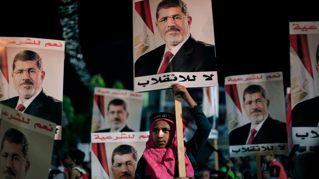 Pro-Morsi protesters in Cairo 