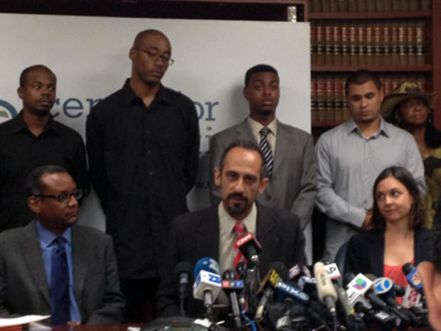 Center for Constitutional Rights stop-and-frisk press conference 