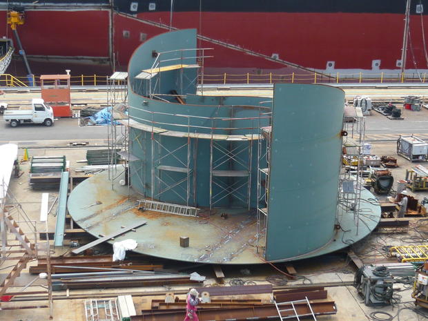 The under-sea turbine for one of Modec's "Skwid" hybrid power generation units 