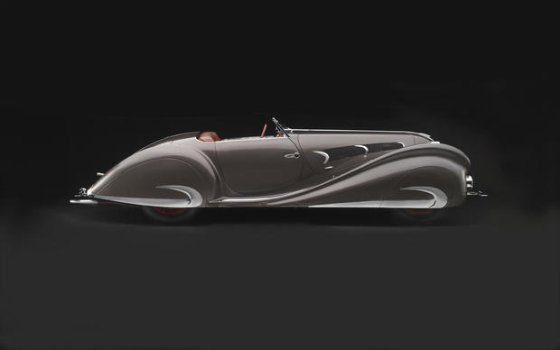 1937 Delahaye 135MS Roadster. Courtesy of The Revs Institute for Automotive Research @ the Collier Collection. 