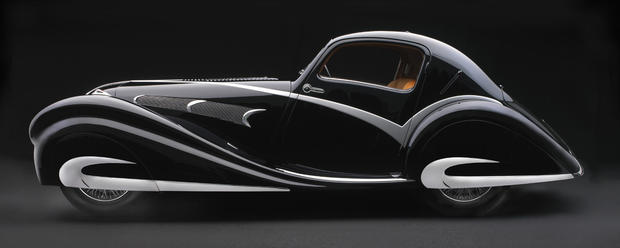 1936 Delahaye 135M Figoni & Falaschi Competition Coupe. Collection of Jim Patterson/The Patterson Collection. 