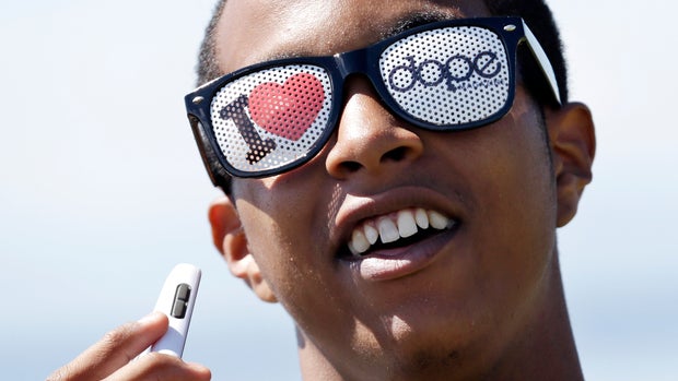 Police hand out snacks at "Hempfest"
