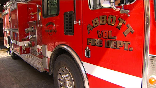 donated Abbott fire truck 