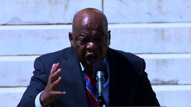 Rep. John Lewis: "I gave a little blood" for voting rights 